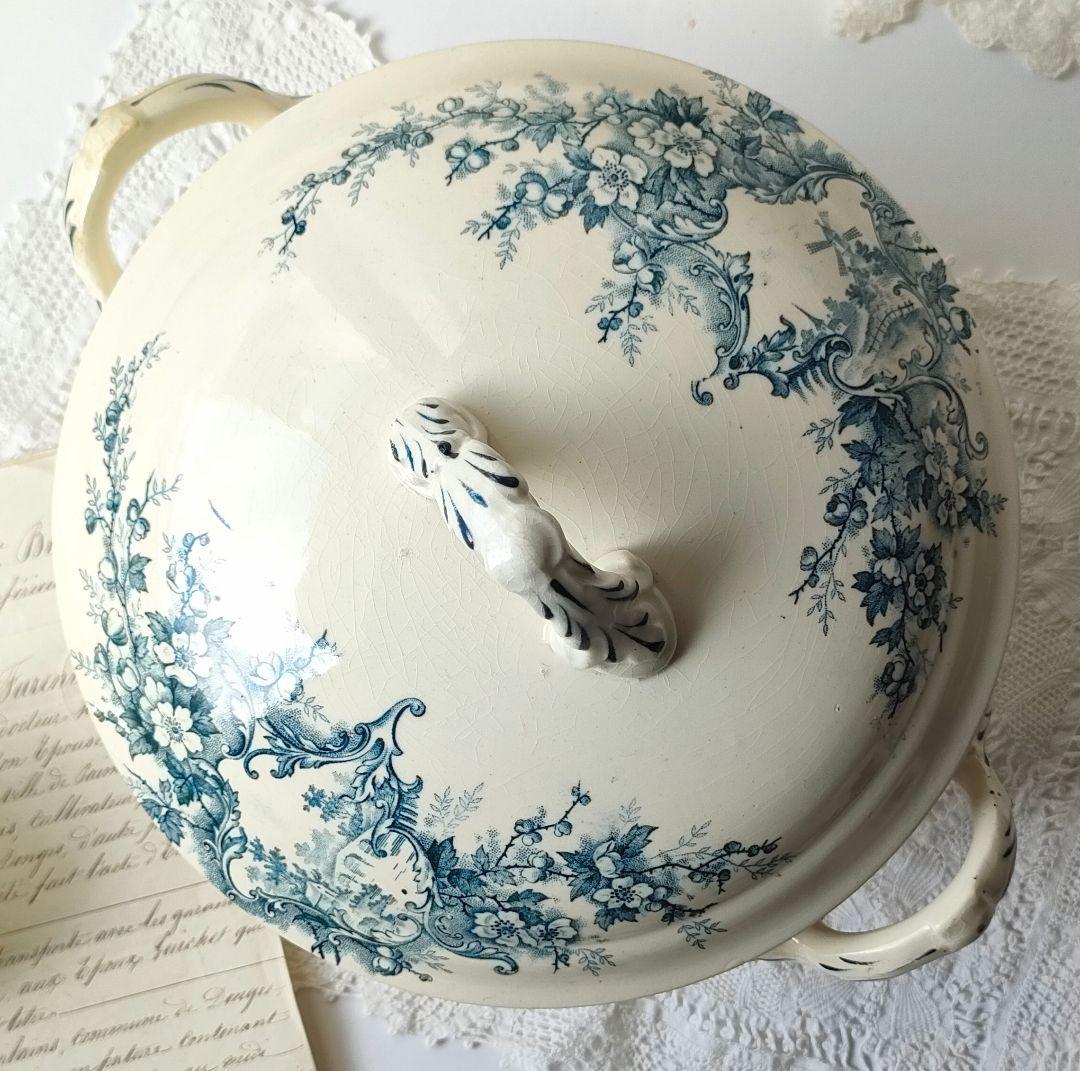 希少　美品　ジョワジールロワ　ポンパドール　スーピエール　フランスアンティーク