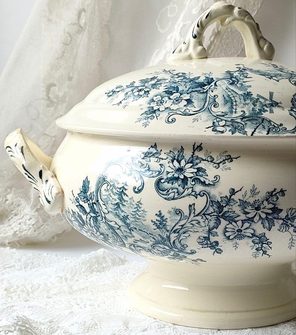 希少　美品　ジョワジールロワ　ポンパドール　スーピエール　フランスアンティーク