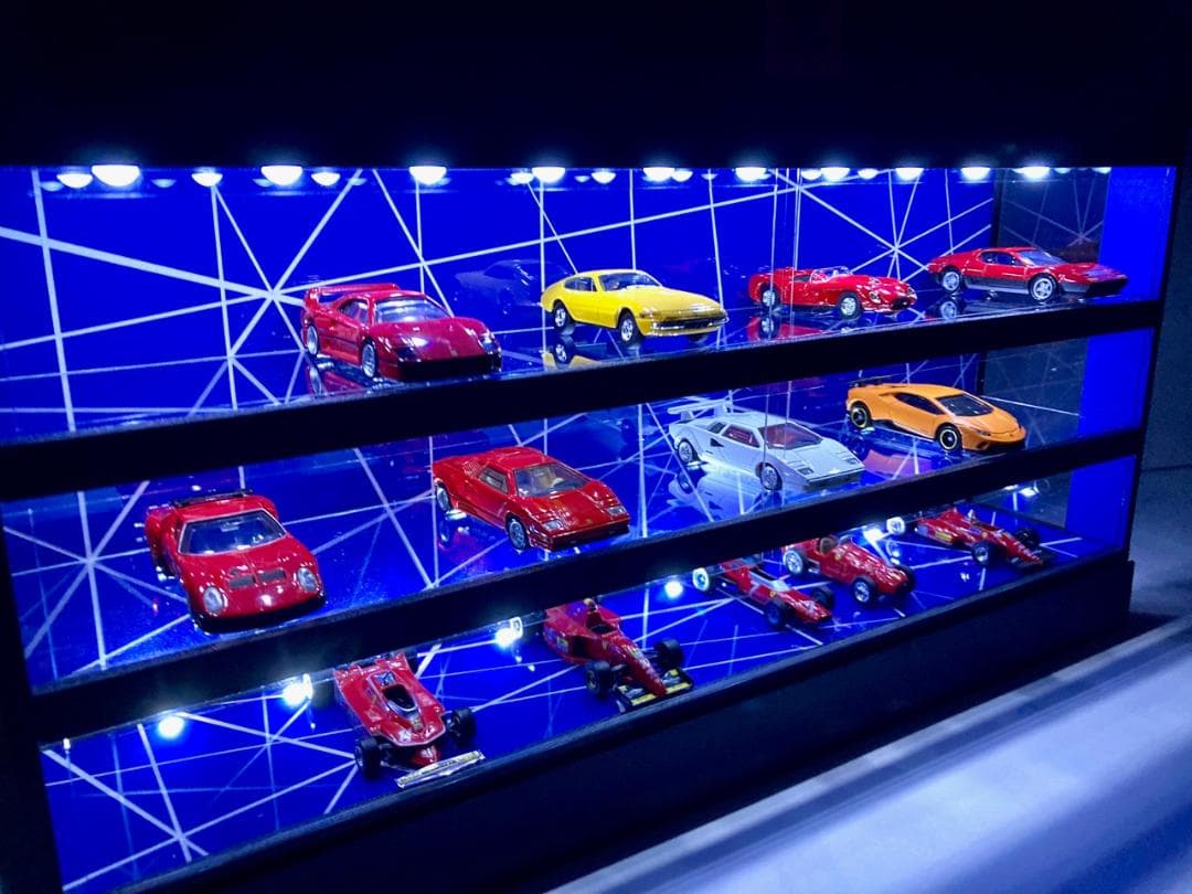 1/64展示30台可・CBU＆WH・3層式ディスプレーBOX / ネオジオラマ