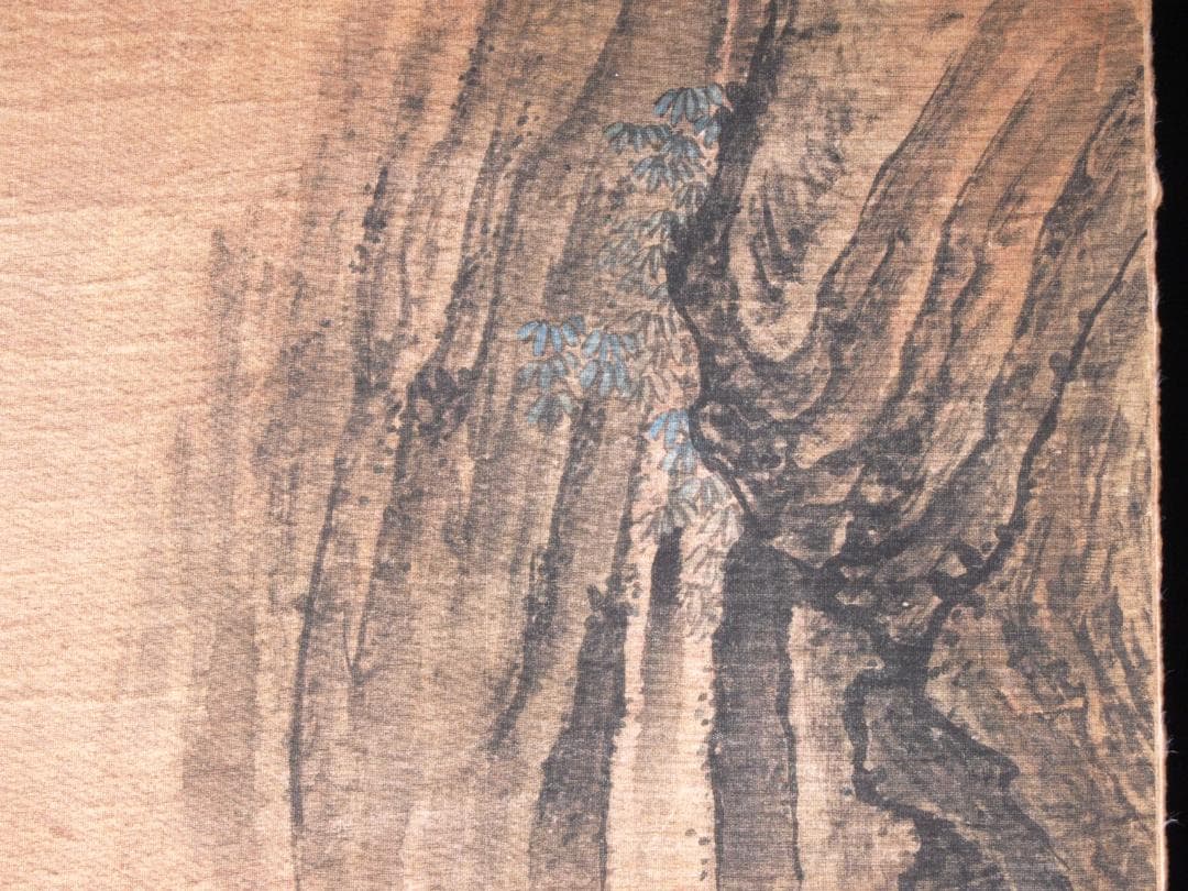 中国　唐時代　呉道子掛け軸　骨董品　肉筆保証 AK1096C11-3