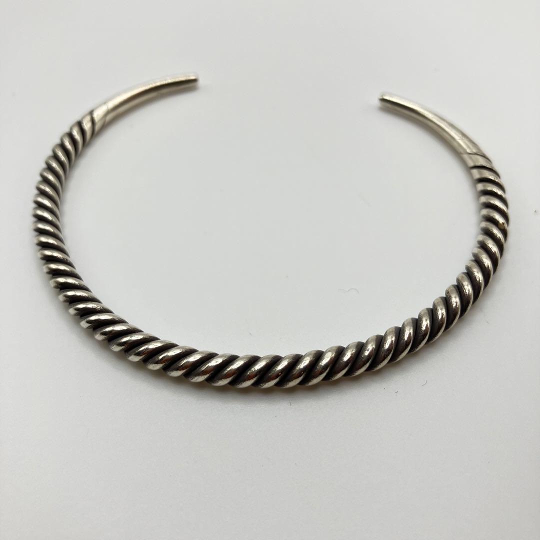 カレン族　シルバー　バングル　ユニセックス