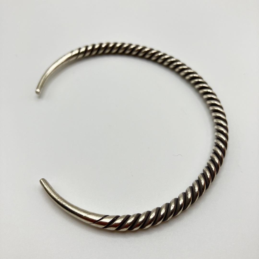 カレン族　シルバー　バングル　ユニセックス