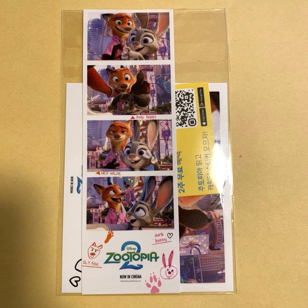 韓国限定】ズートピア2 4カットフォト ポラロイド 映画館特典 - メルカリ