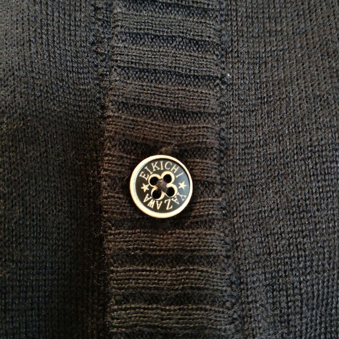 矢沢永吉*カーディガン*ブラック*ウール混* EIKICHI YAZAWA*XL - メルカリ