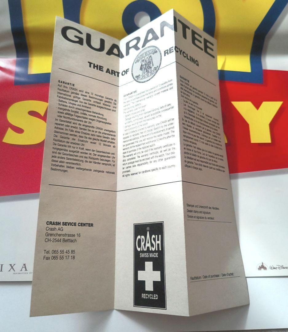 新品・希少限定品)トイ・ストーリー1 CRASH Swiss MADE腕時計 - メルカリ