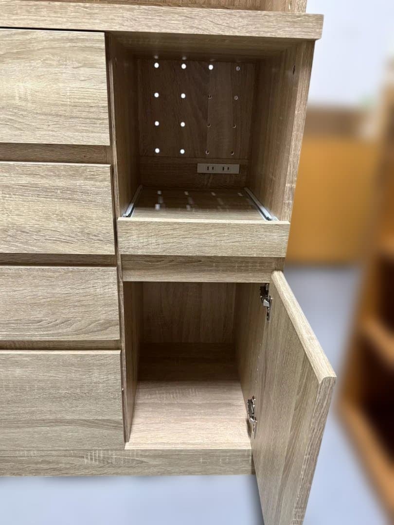 木目調 LOWYA 食器棚