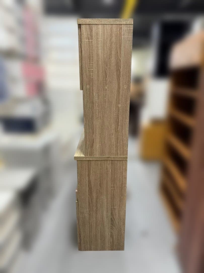 木目調 LOWYA 食器棚