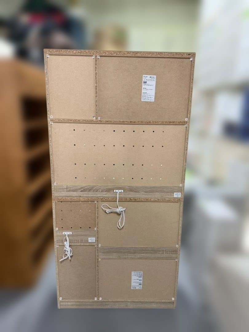 木目調 LOWYA 食器棚