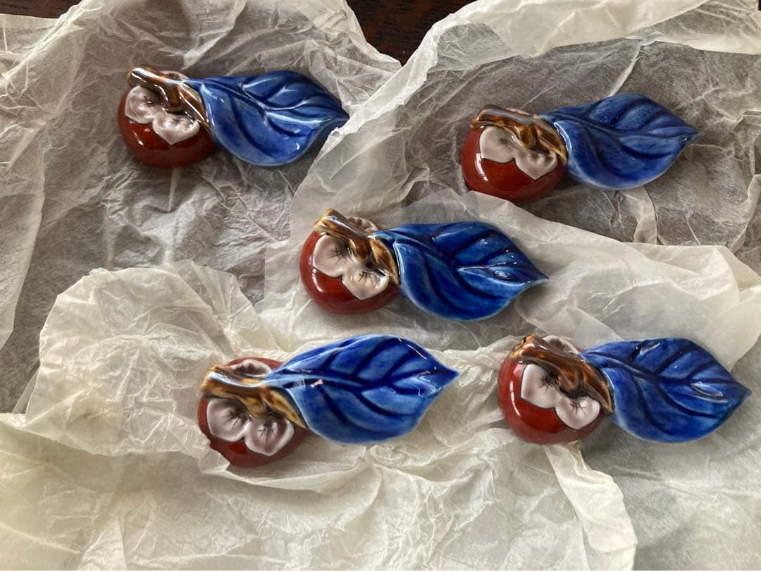 人間国宝十四代酒井田柿右衛門　箸置