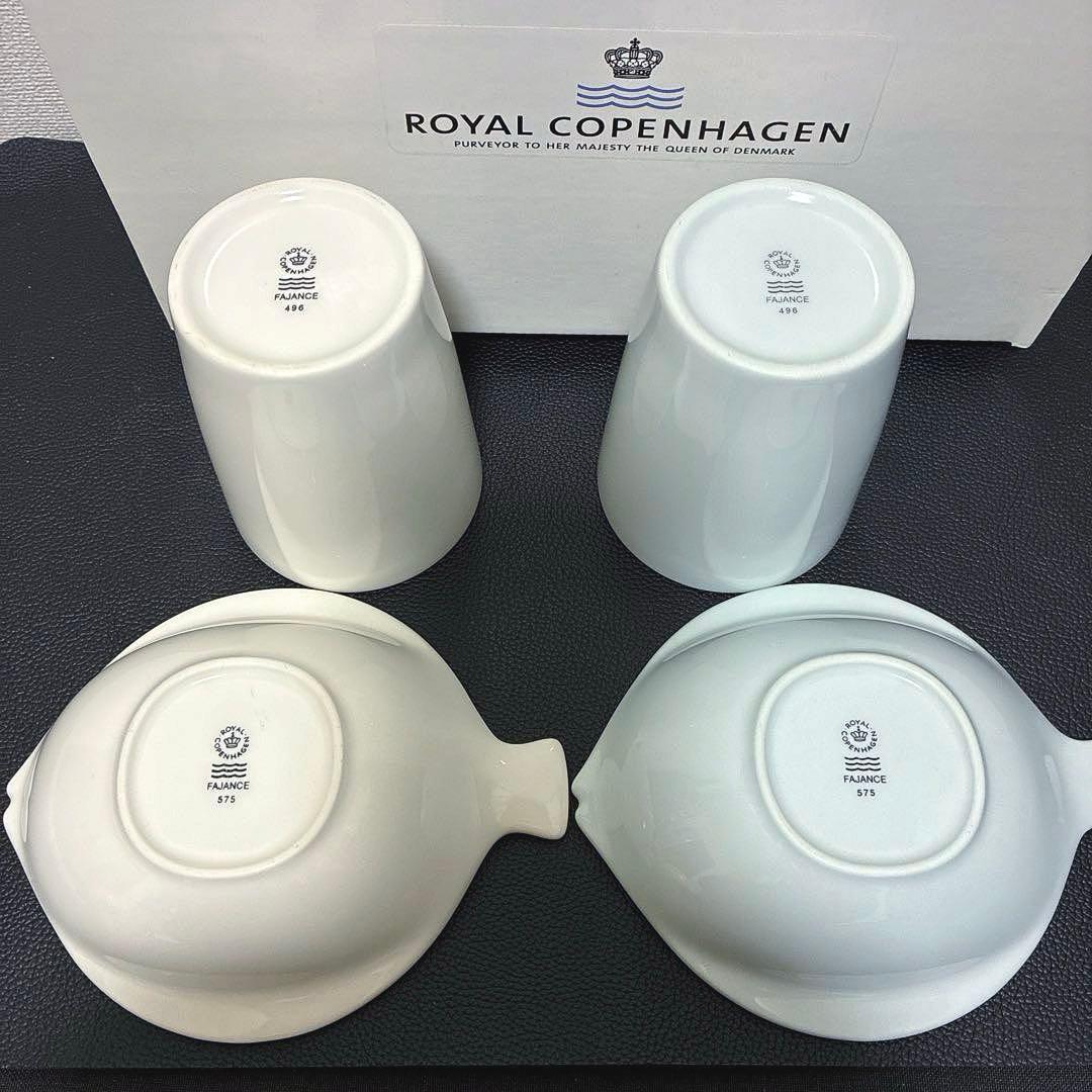 ロイヤルコペンハーゲン カップ ボウル 4点セット レア フィッシュ