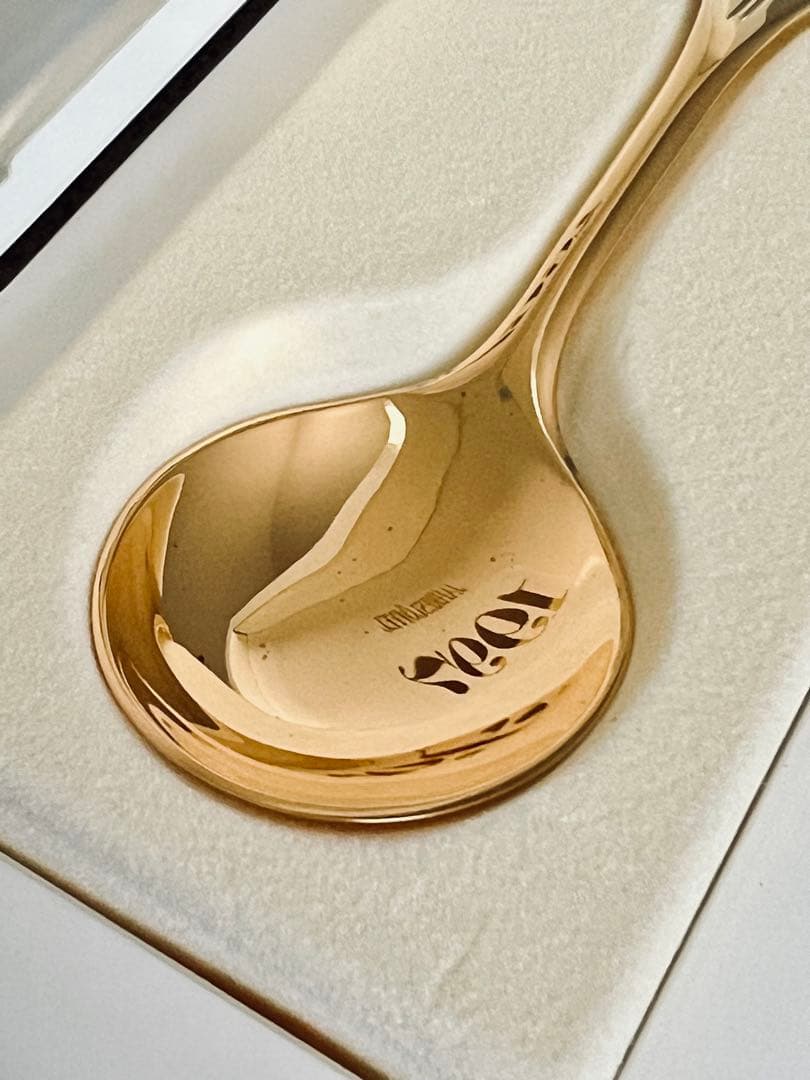 【限定品】Robbe & Berking 年次スプーン1997 ホリー銀金