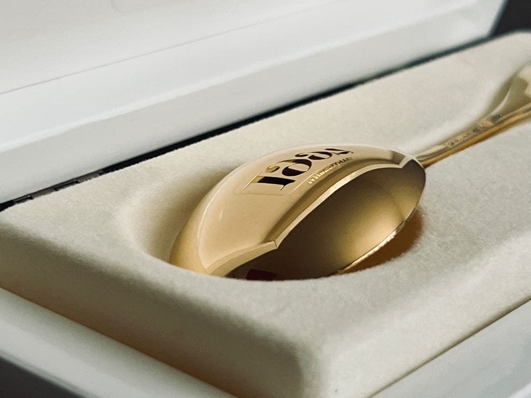 【限定品】Robbe & Berking 年次スプーン1997 ホリー銀金