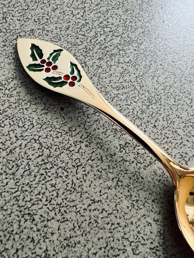 【限定品】Robbe & Berking 年次スプーン1997 ホリー銀金