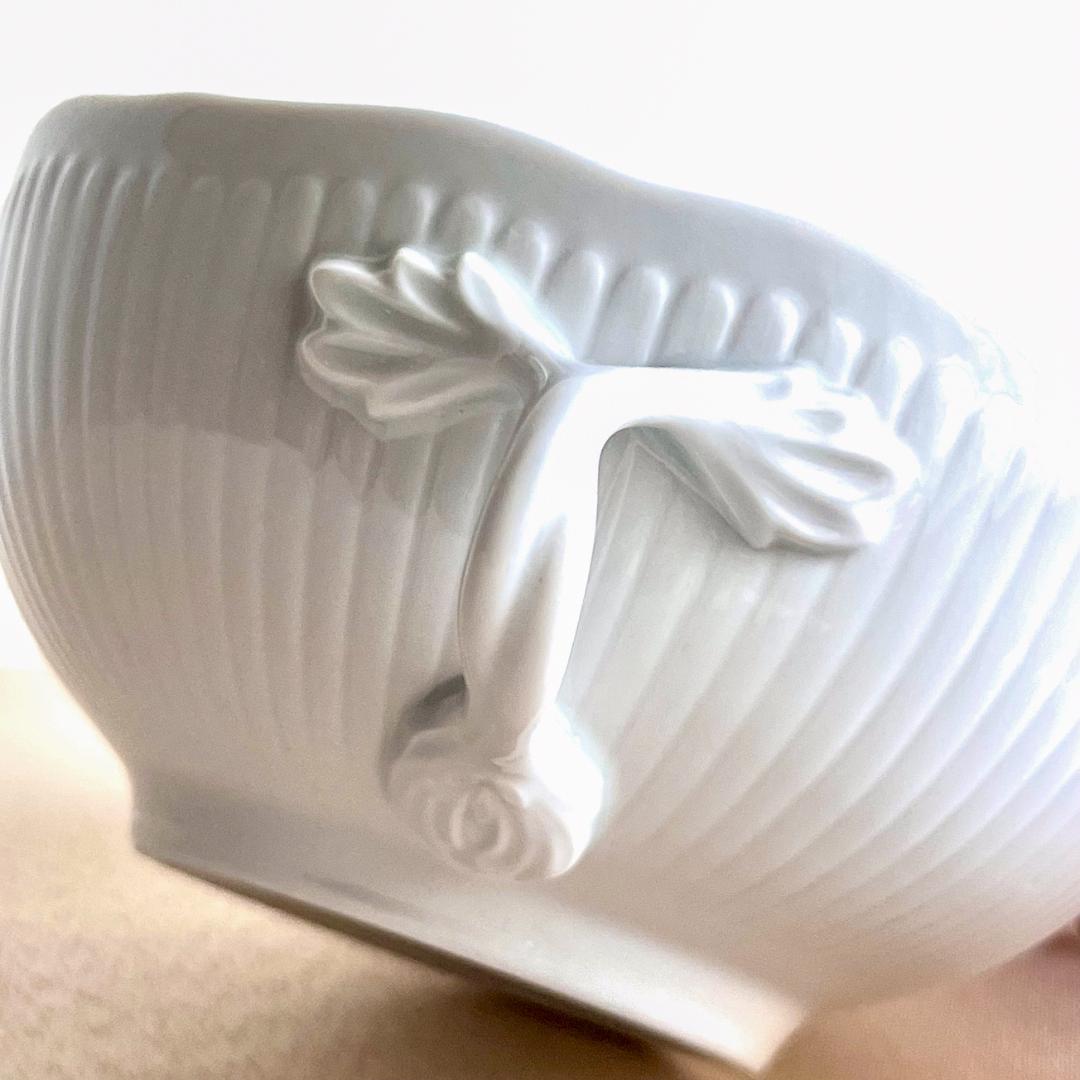 ☆新品未使用☆CESKY PORCELAN ダブルハンドル スープボール2点