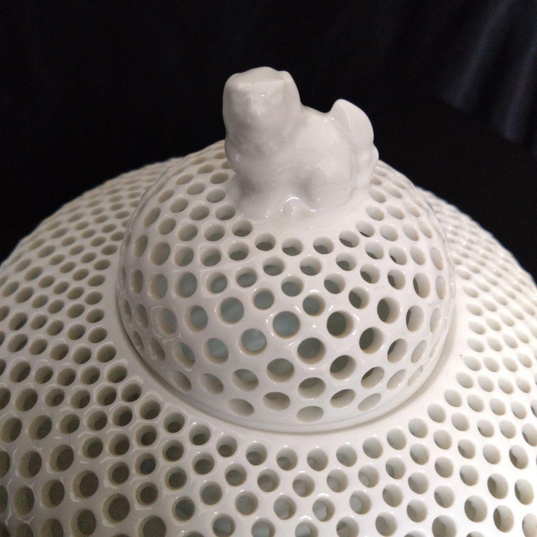 新品未使用 三川内焼 玉泉 白磁香炉 無形文化財　お祝い　インテリア小物