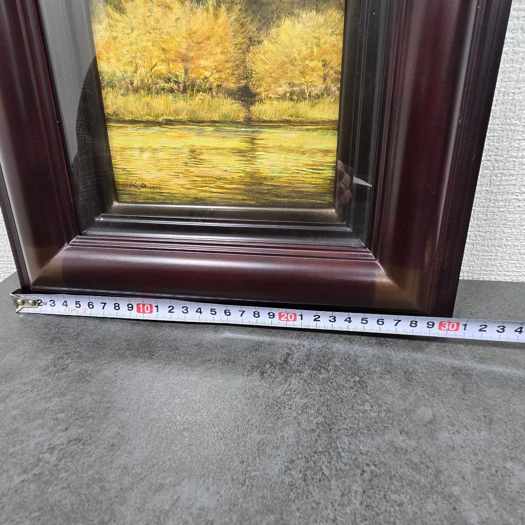 ◇小川馨生 /おがわけいき◇裏書 直筆サイン 真作 油彩画 絵画 - メルカリ