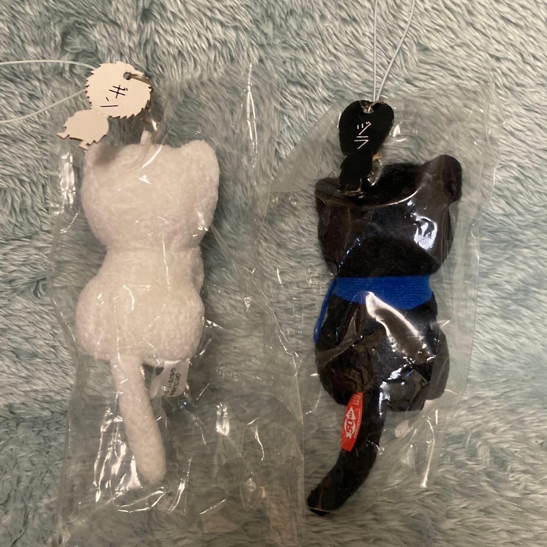 銀魂 銀猫 ヅラ猫 ストラップ ペア - メルカリ