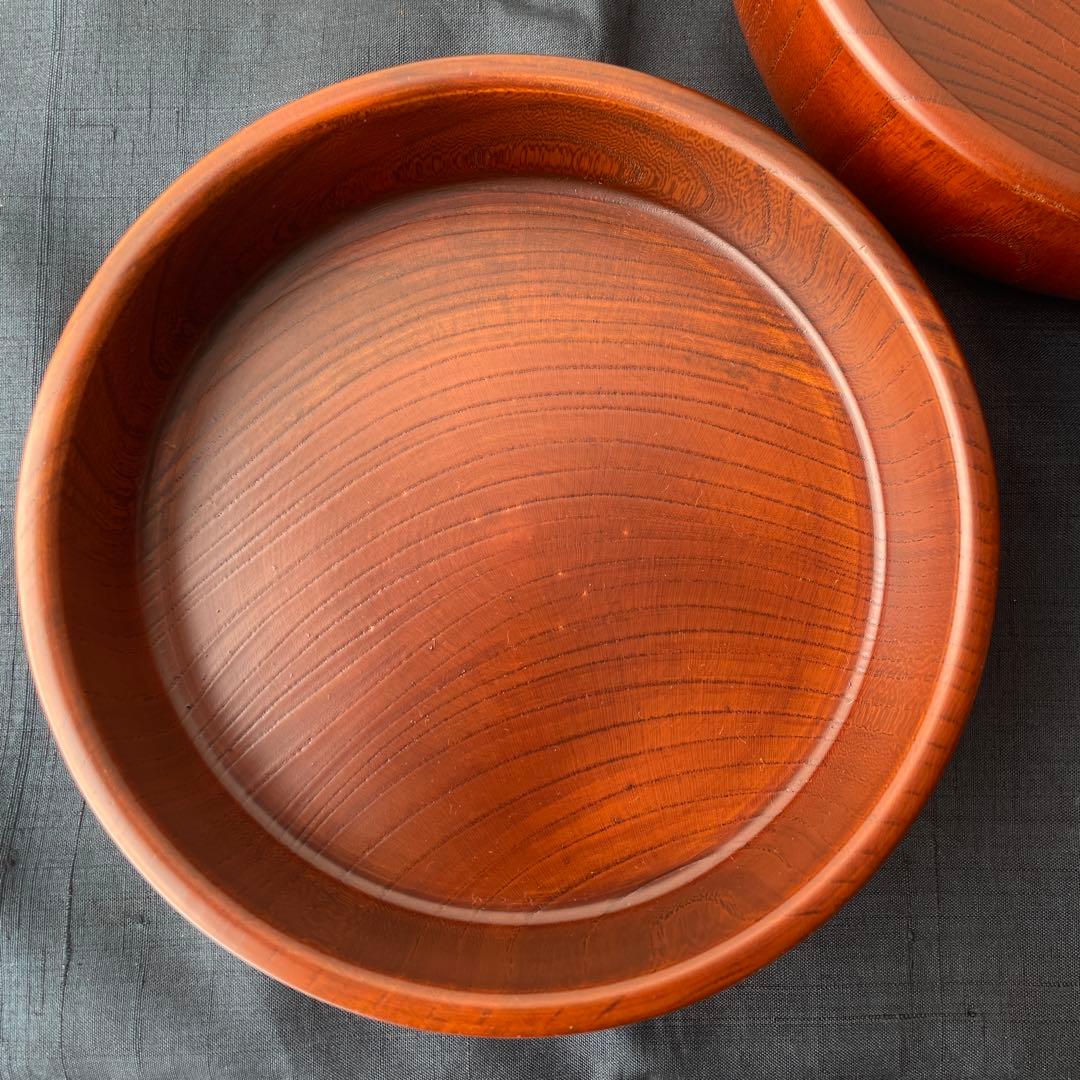 群馬　十石塗　銘木漆器　木製　重箱 3段　無垢材　くり抜き　欅材　ケヤキ　日本製