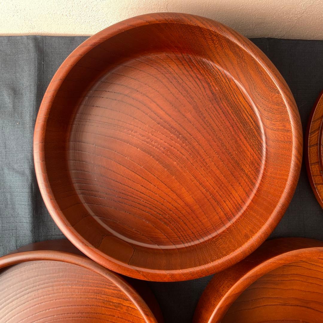 群馬　十石塗　銘木漆器　木製　重箱 3段　無垢材　くり抜き　欅材　ケヤキ　日本製