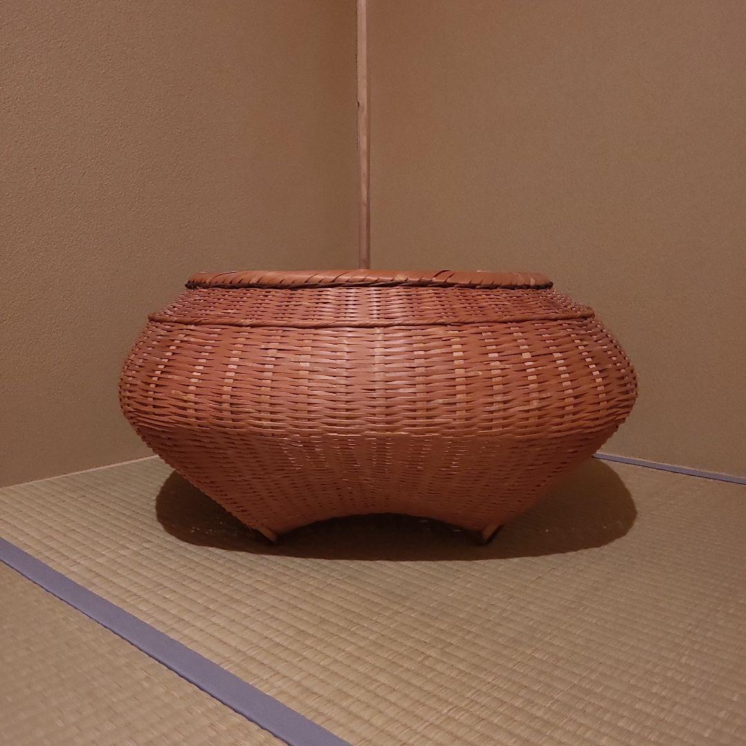 四つ足整理篭（大）日本民芸館展民芸協会賞