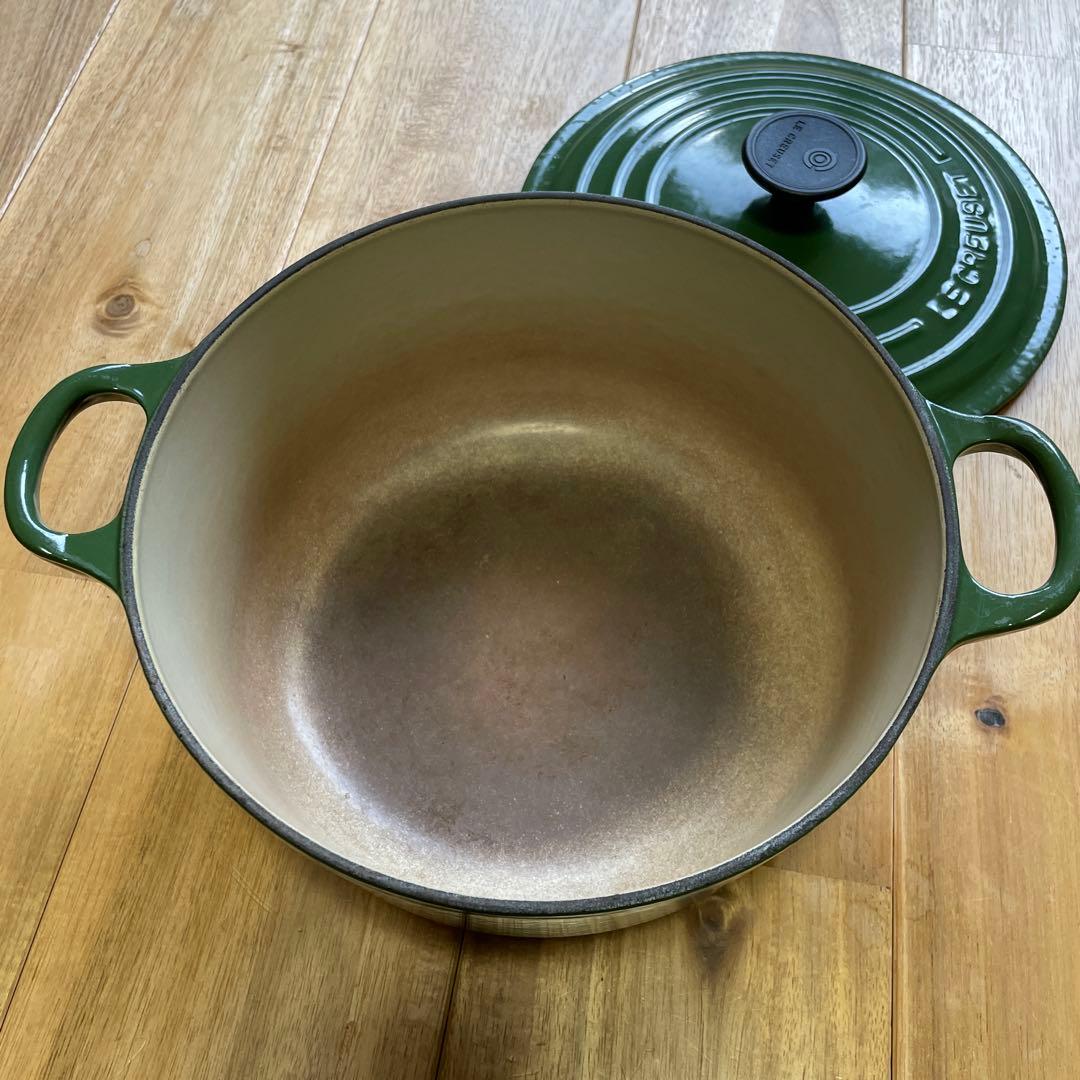 ル・クルーゼ 20cm 緑 ココット・ロンド 鍋 グリーン - メルカリ