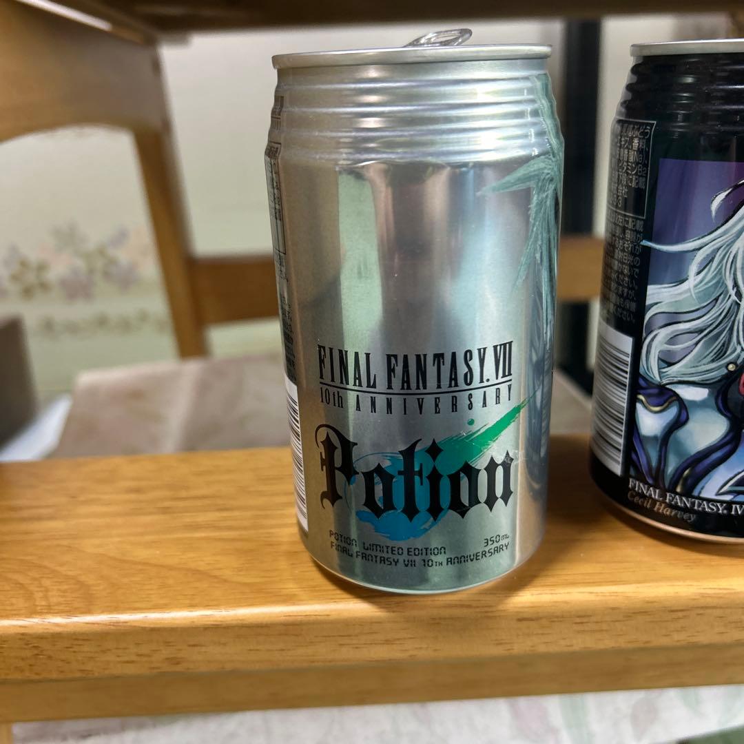 ファイナルファンタジーVII ポーション缶 350ml 10周年記念 空き缶