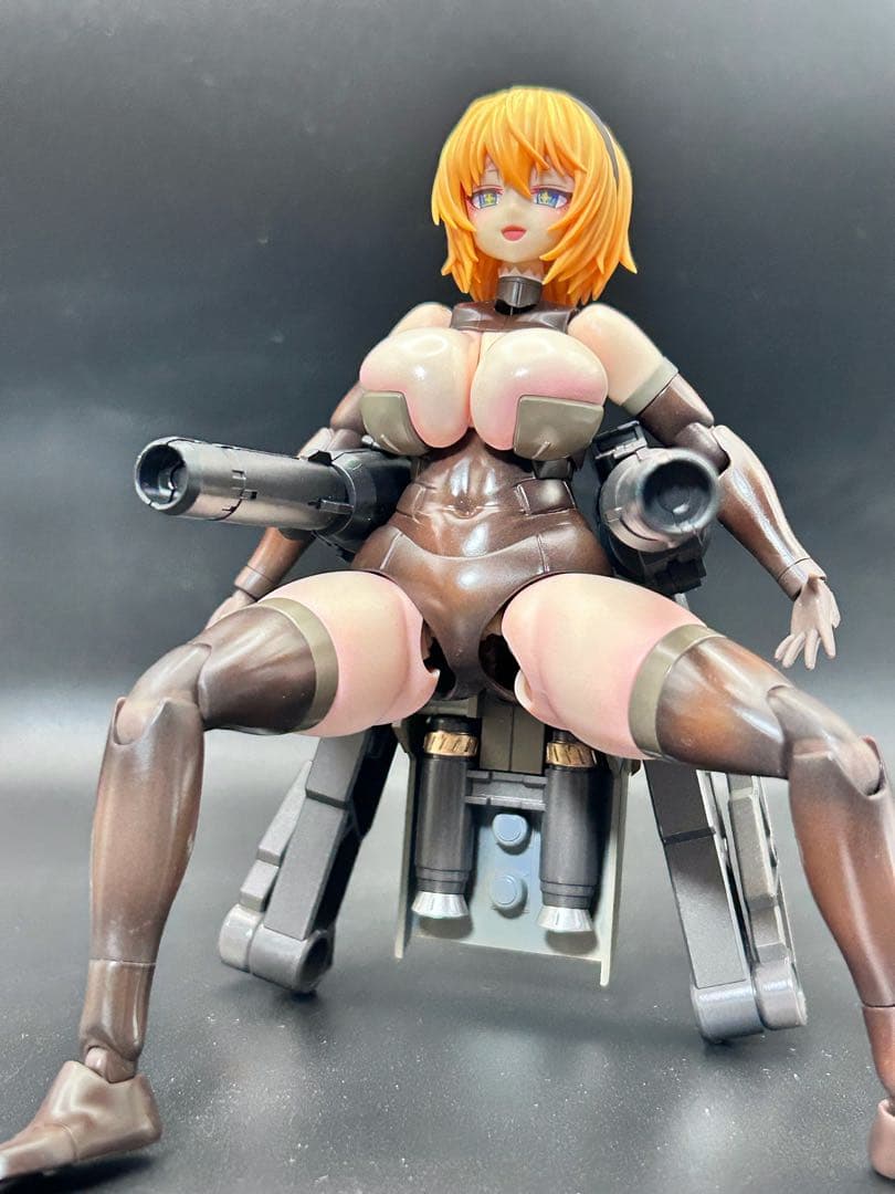 フレームアームズ・ガール 輝鎚・甲　砲撃型　塗装完成品　コトブキヤ