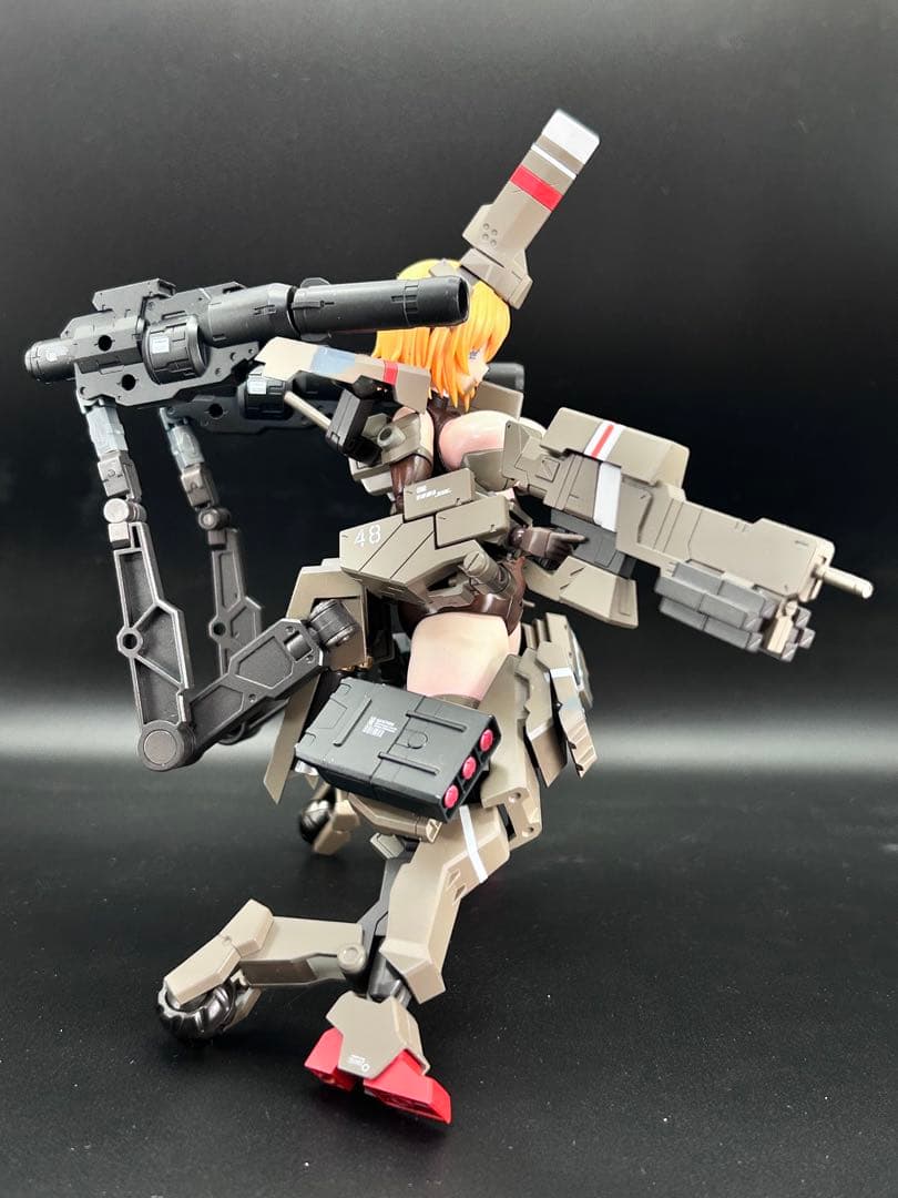 フレームアームズ・ガール 輝鎚・甲　砲撃型　塗装完成品　コトブキヤ