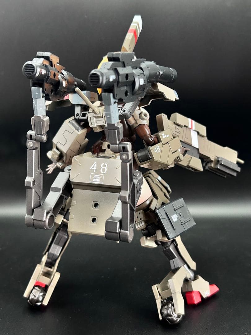 フレームアームズ・ガール 輝鎚・甲　砲撃型　塗装完成品　コトブキヤ