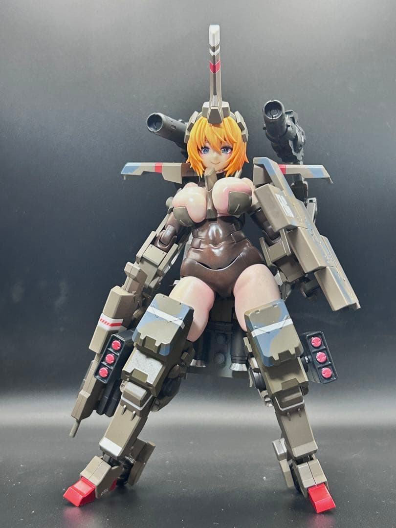 フレームアームズ・ガール 輝鎚・甲　砲撃型　塗装完成品　コトブキヤ