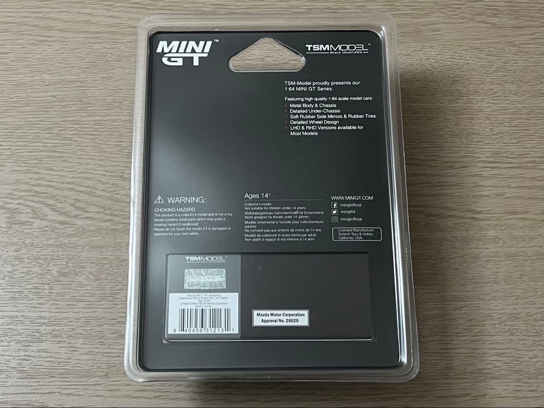 オートサロン 限定 MINI GT RE雨宮 RX-7 FD3S ミニカー 東京