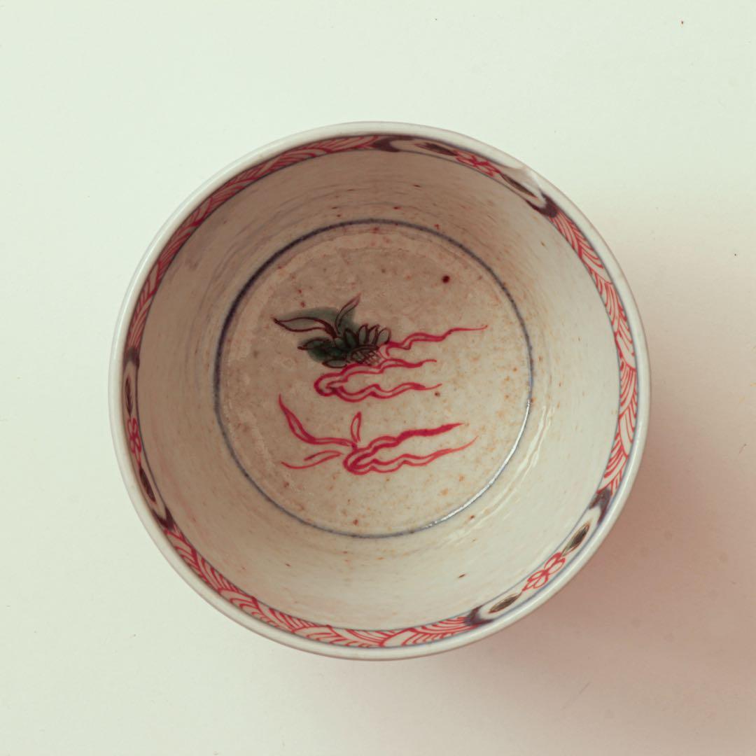 古伊万里 伊万里 江戸 後期 色絵 蕎麦猪口 - メルカリ