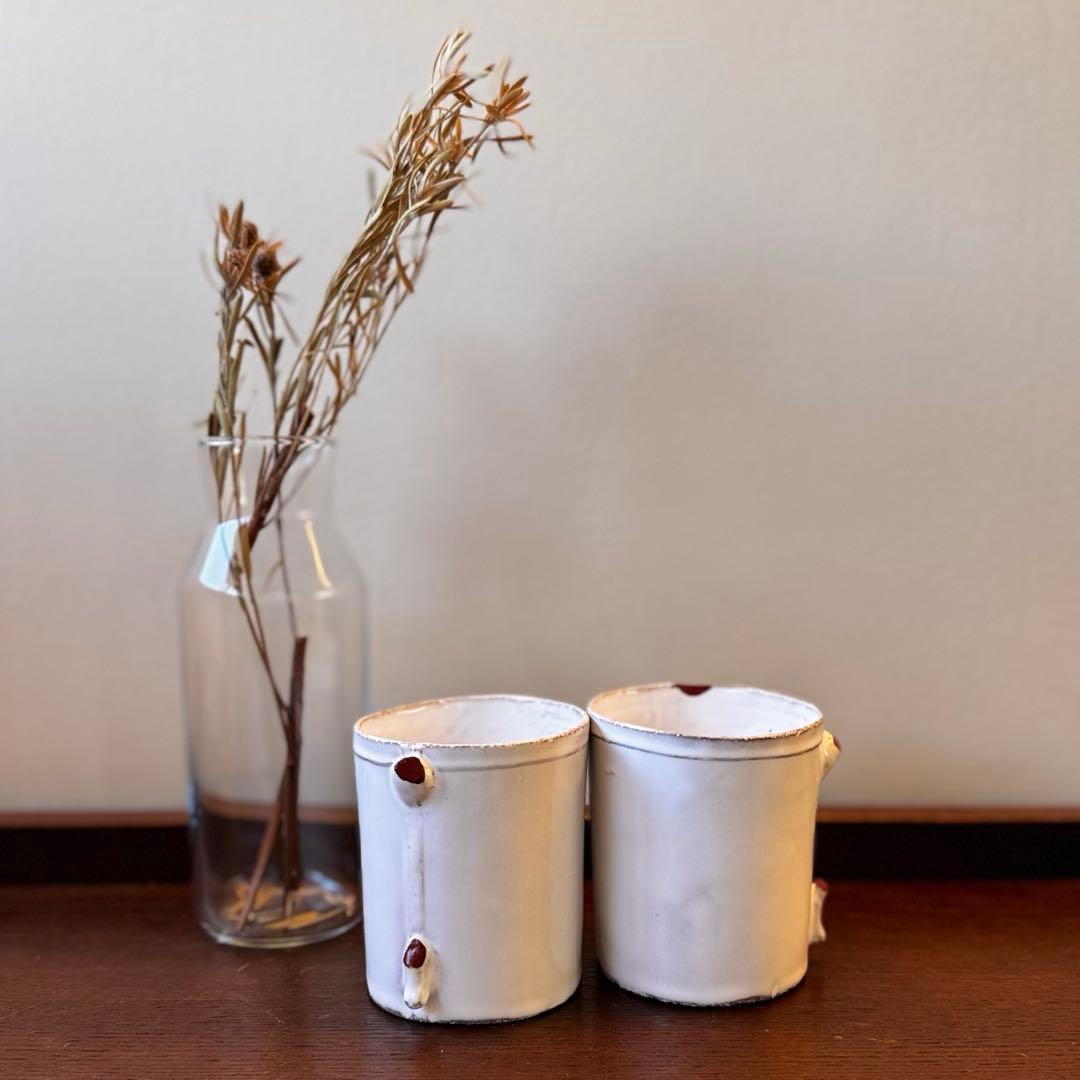 ASTIER de VILLATTE Simple Cup 2つ（réparé）