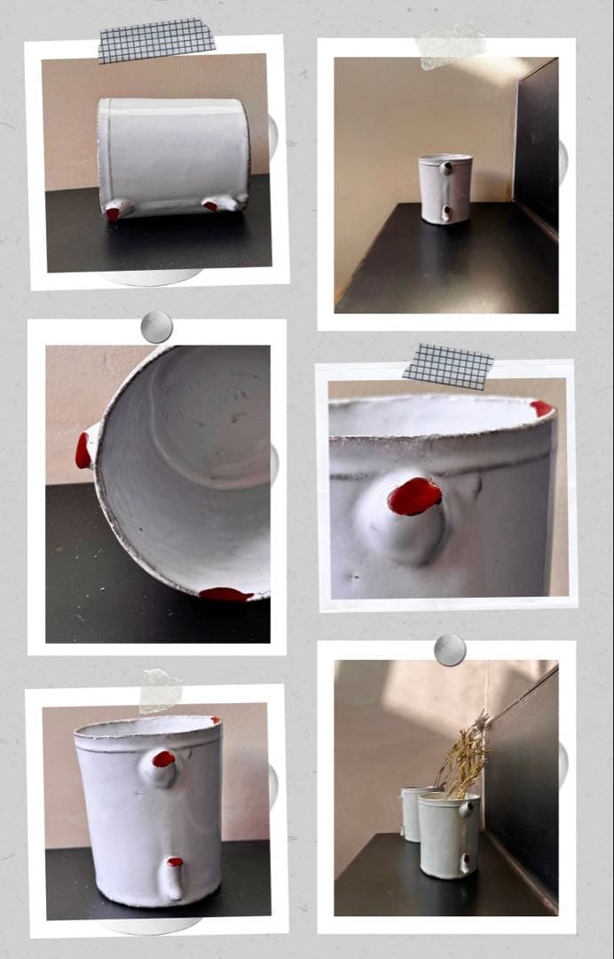 ASTIER de VILLATTE Simple Cup 2つ（réparé）