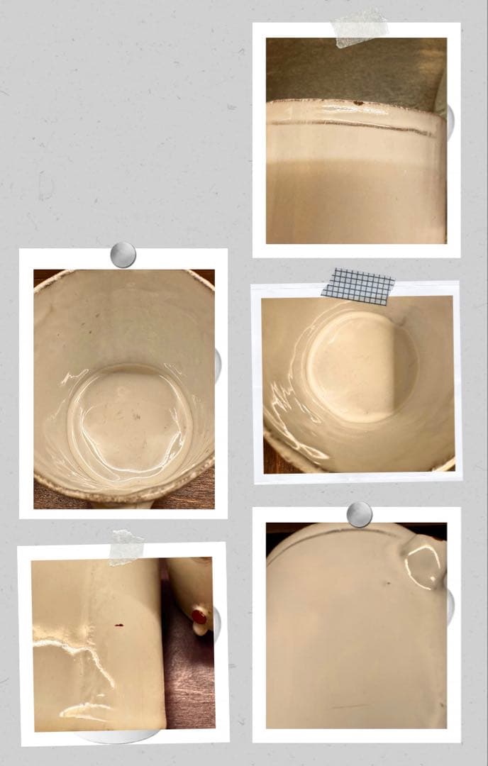 ASTIER de VILLATTE Simple Cup 2つ（réparé）