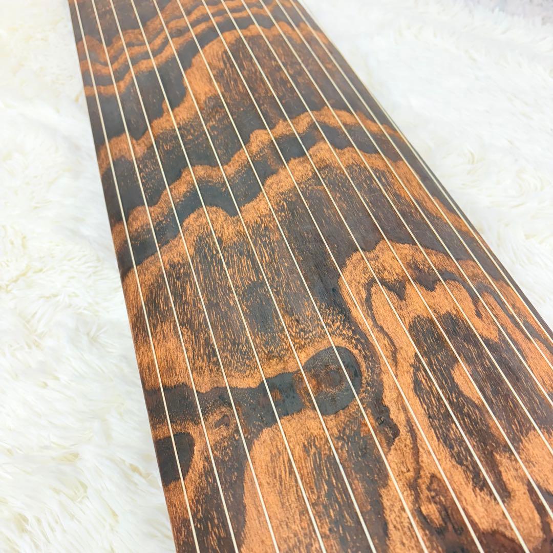 琴 13弦 筝 並甲 すだれ彫り蒔絵 和楽器 希少 鶴金蒔絵 現状販売