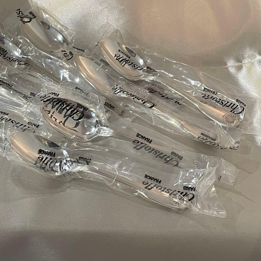 Christofle スプーンセット12本 専用ケース付き クリストフル12cm