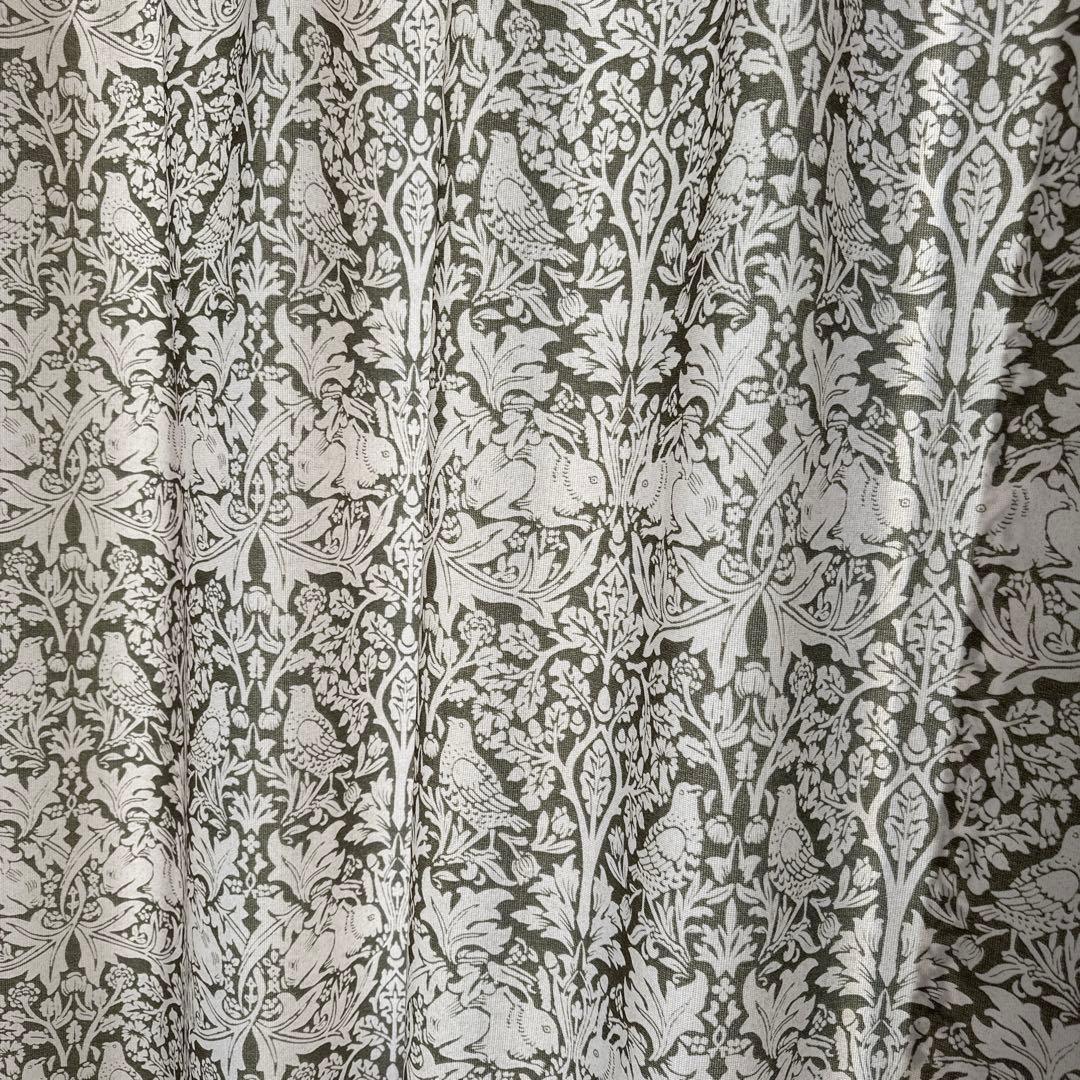 モリス カーテン 100✖️210 2枚 防炎 遮熱 断熱 日本製 洗濯機