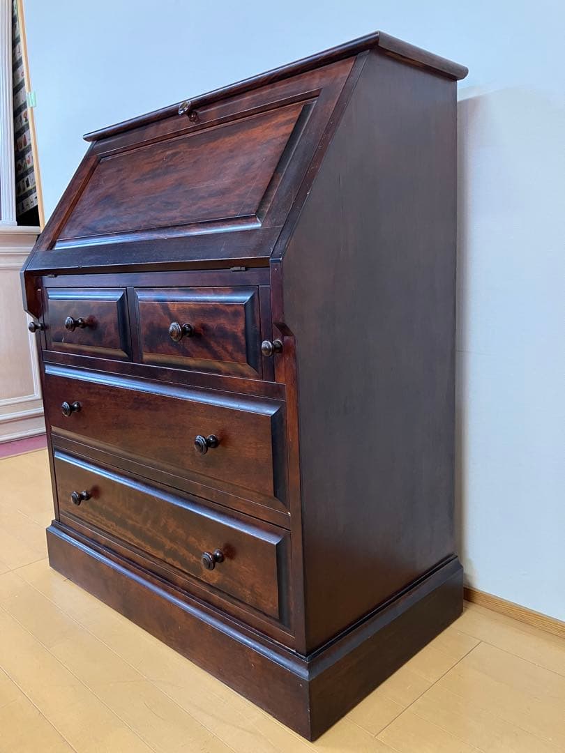 神居民芸　ライティングビューロー　デスク　ライティングデスク　樺