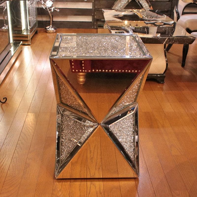 ジュエル サイドローテーブル ミラー家具 コンソール 230-880