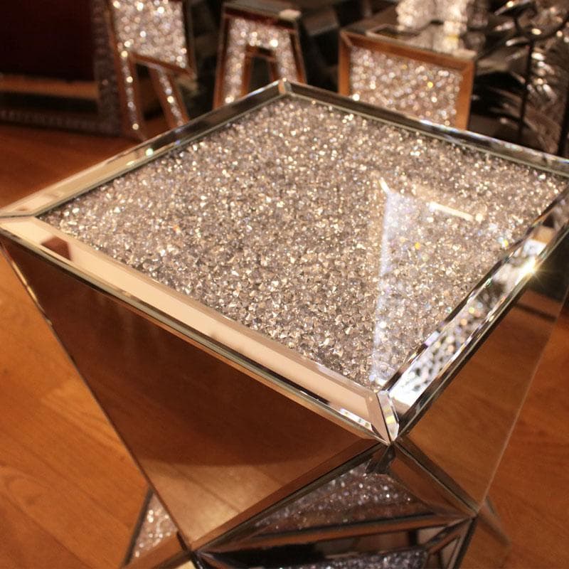 ジュエル サイドローテーブル ミラー家具 コンソール 230-880