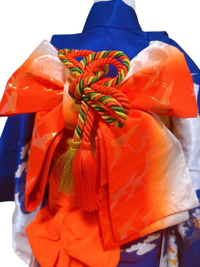 お買い得品♡七五三　7歳　女の子　フルセット　一式　ロイヤルブルー