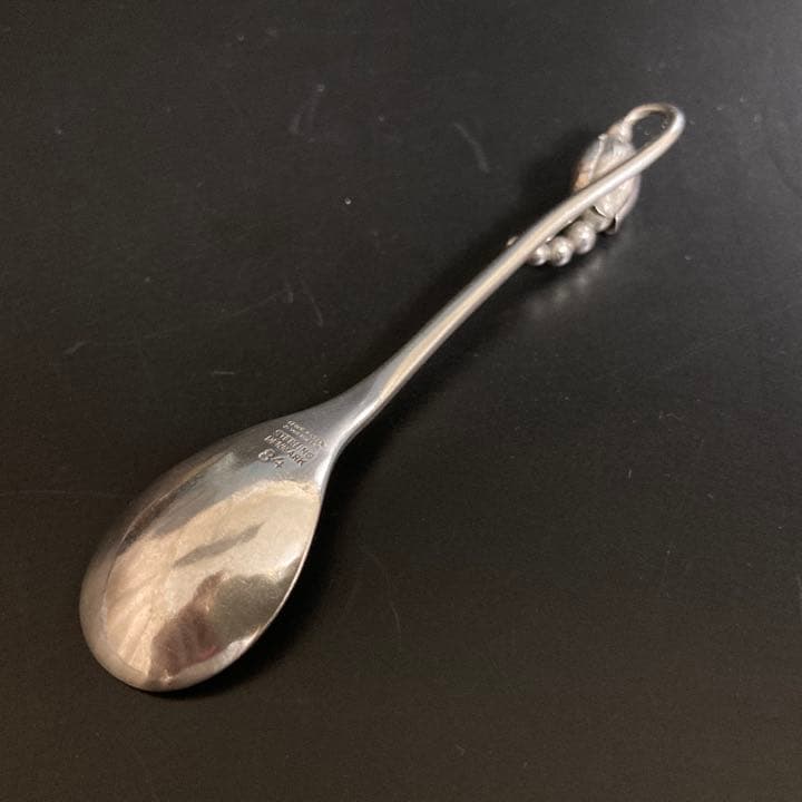 ジョージ・ジェンセン ブロッサム コーヒー モカ デミタス スプーン シルバー