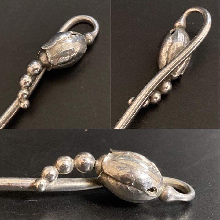 ジョージ・ジェンセン ブロッサム コーヒー モカ デミタス スプーン シルバー