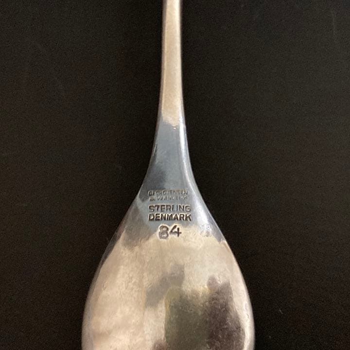 ジョージ・ジェンセン ブロッサム コーヒー モカ デミタス スプーン シルバー