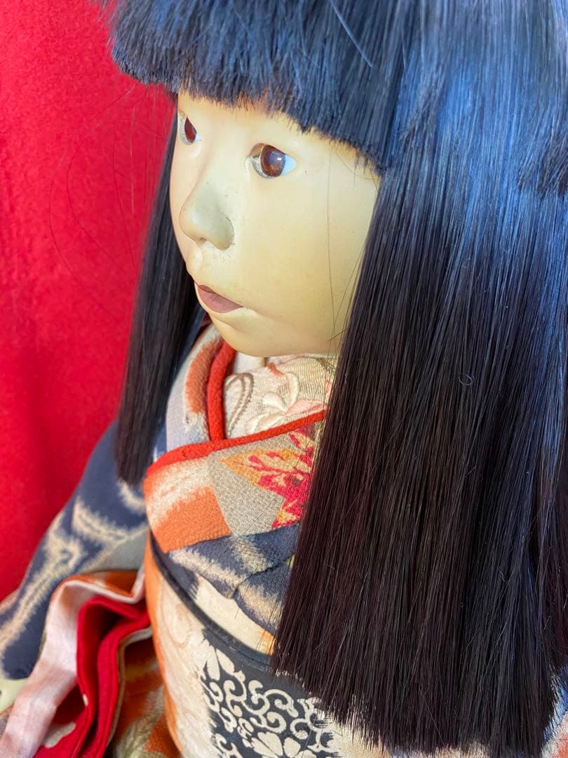 市松人形ハンドメイド６０㎝肩幅２２㎝