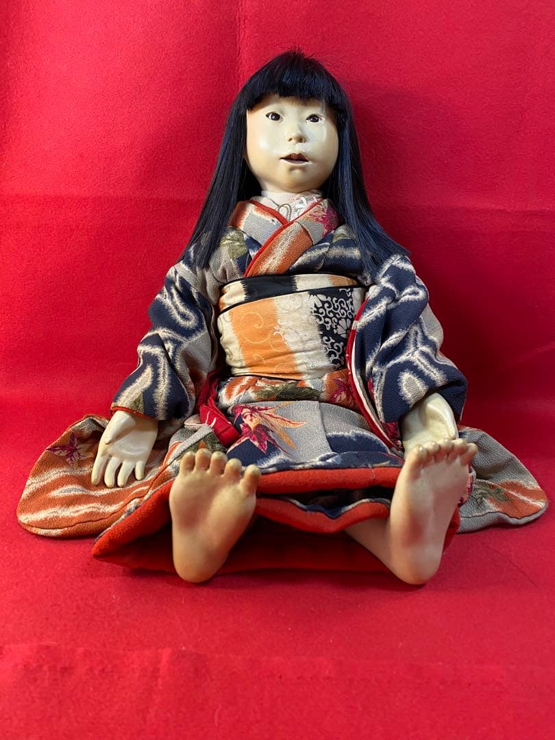 市松人形ハンドメイド６０㎝肩幅２２㎝