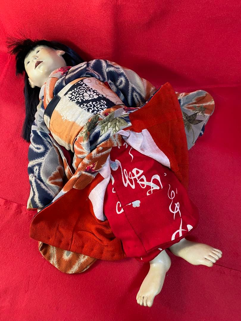 市松人形ハンドメイド６０㎝肩幅２２㎝