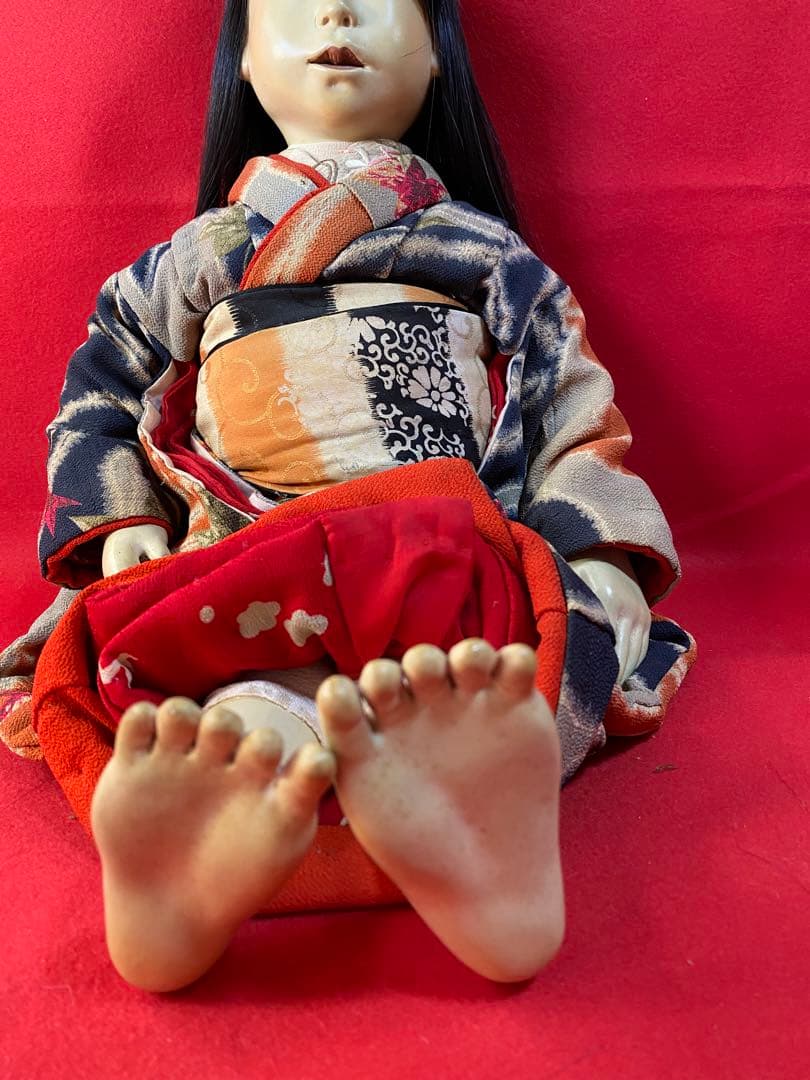 市松人形ハンドメイド６０㎝肩幅２２㎝