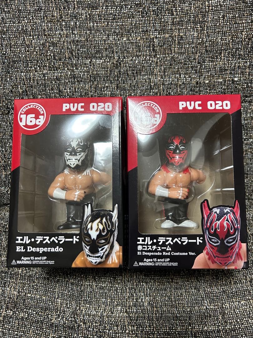 16dソフビコレクション ☆エル・デスペラード 黒と赤 ジュウロクホウイ